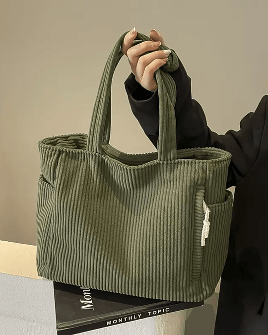 Bolsa Tote Tilda com Textura Canaletada