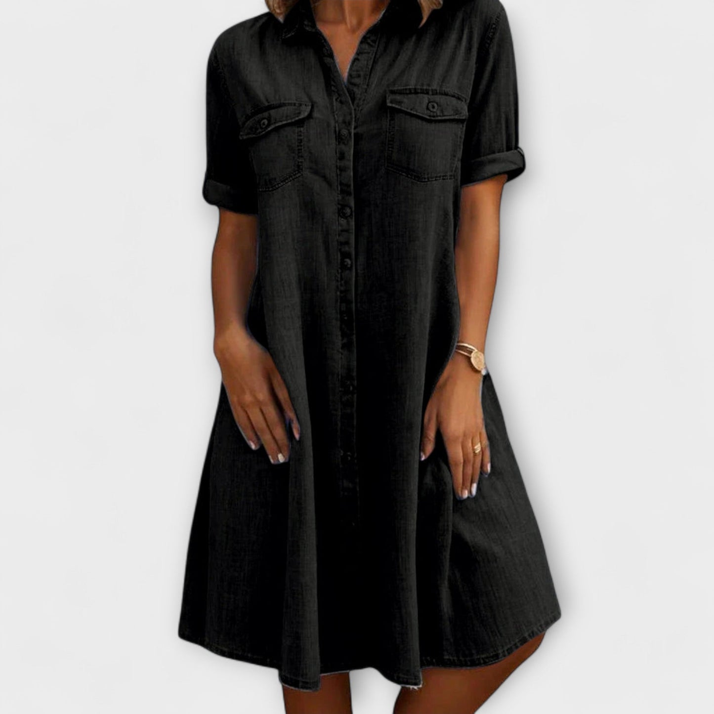 Casual A-Linha Vestido