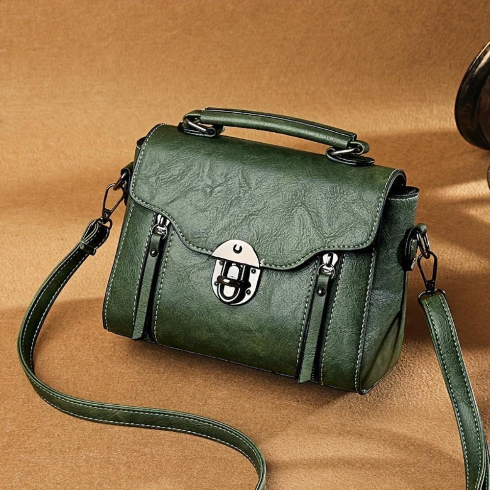 Zoe - Bolsa de Ombro de Couro Elegância Atemporal