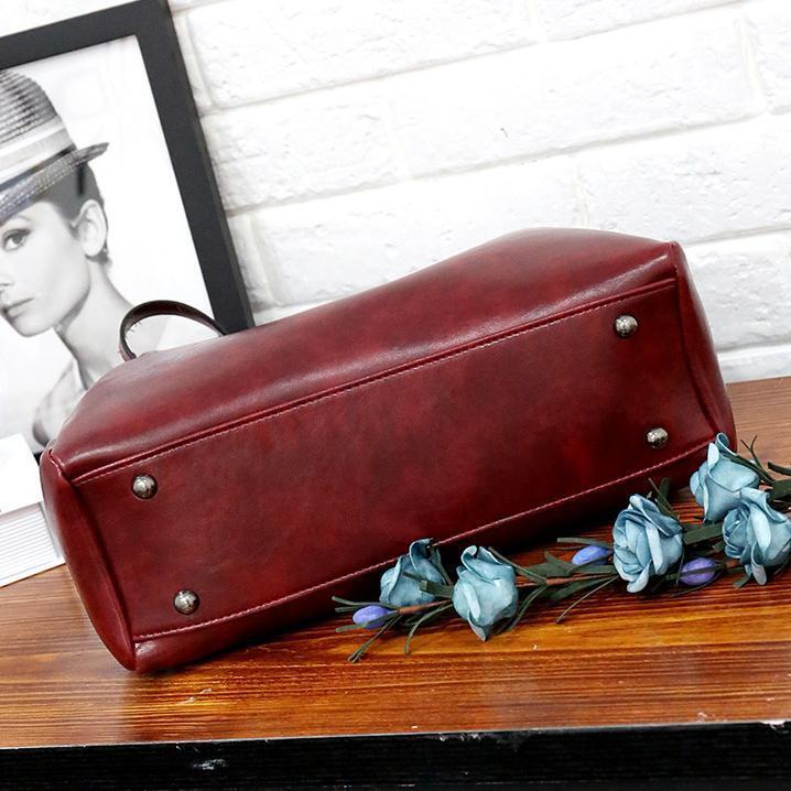 Riley - Conjunto de Bolsas de Couro Vintage Soft com 4 Peças