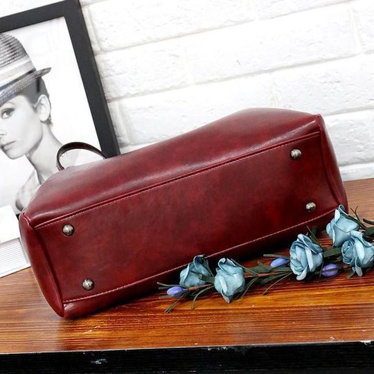 Riley - Conjunto de Bolsas de Couro Vintage Soft com 4 Peças