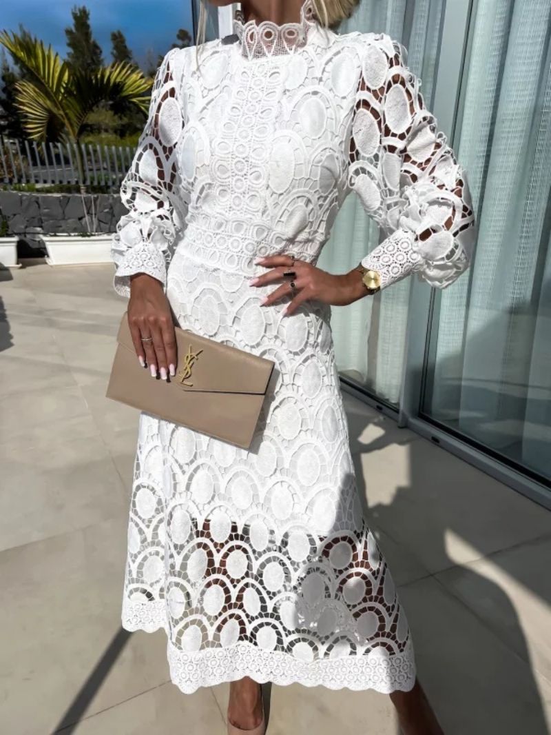 Georgia™ - Vestido Elegante de Renda Francesa