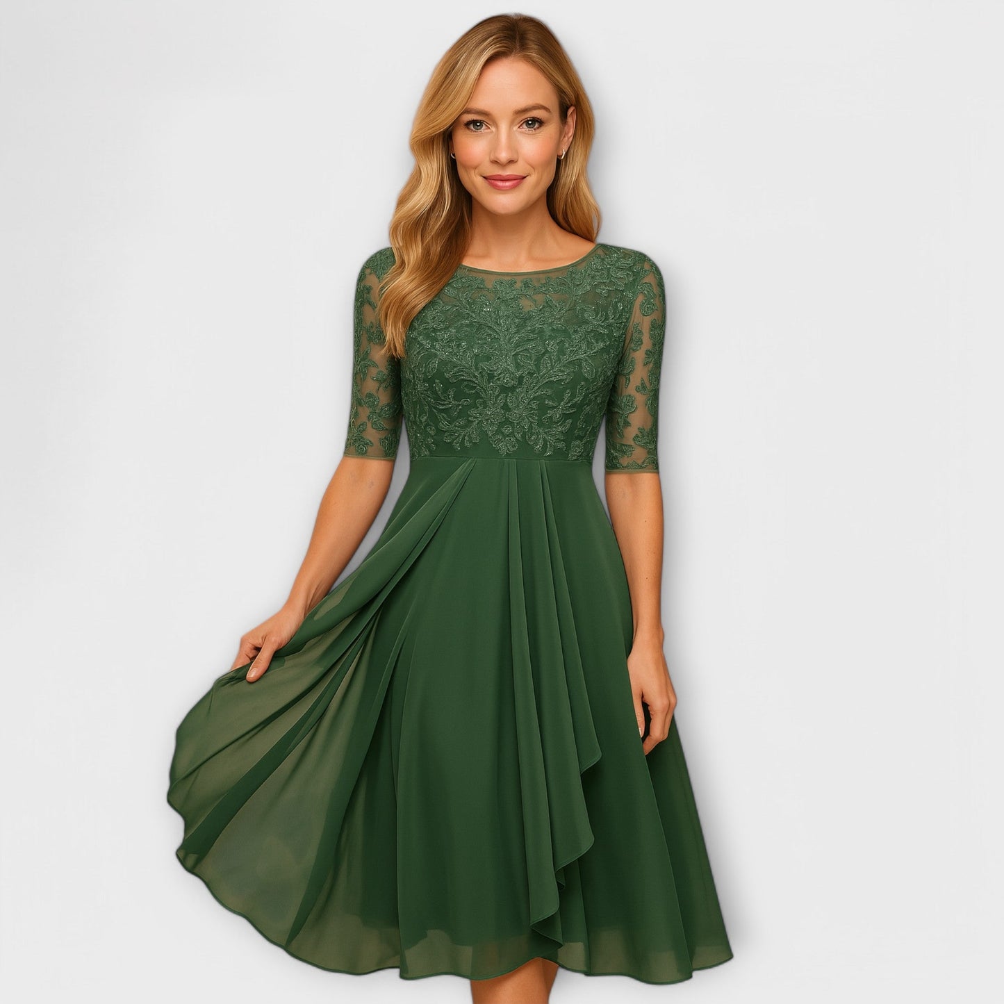 O título do produto permanece inalterado: "Vestido para Convidadas de Casamento".