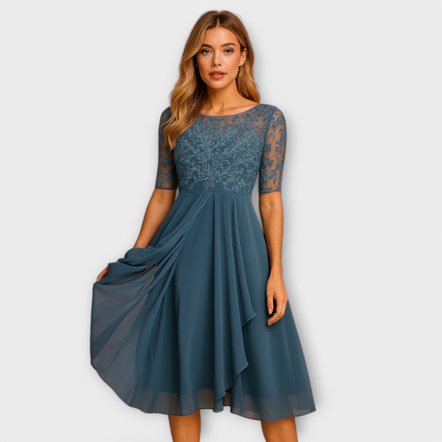 O título do produto permanece inalterado: "Vestido para Convidadas de Casamento".