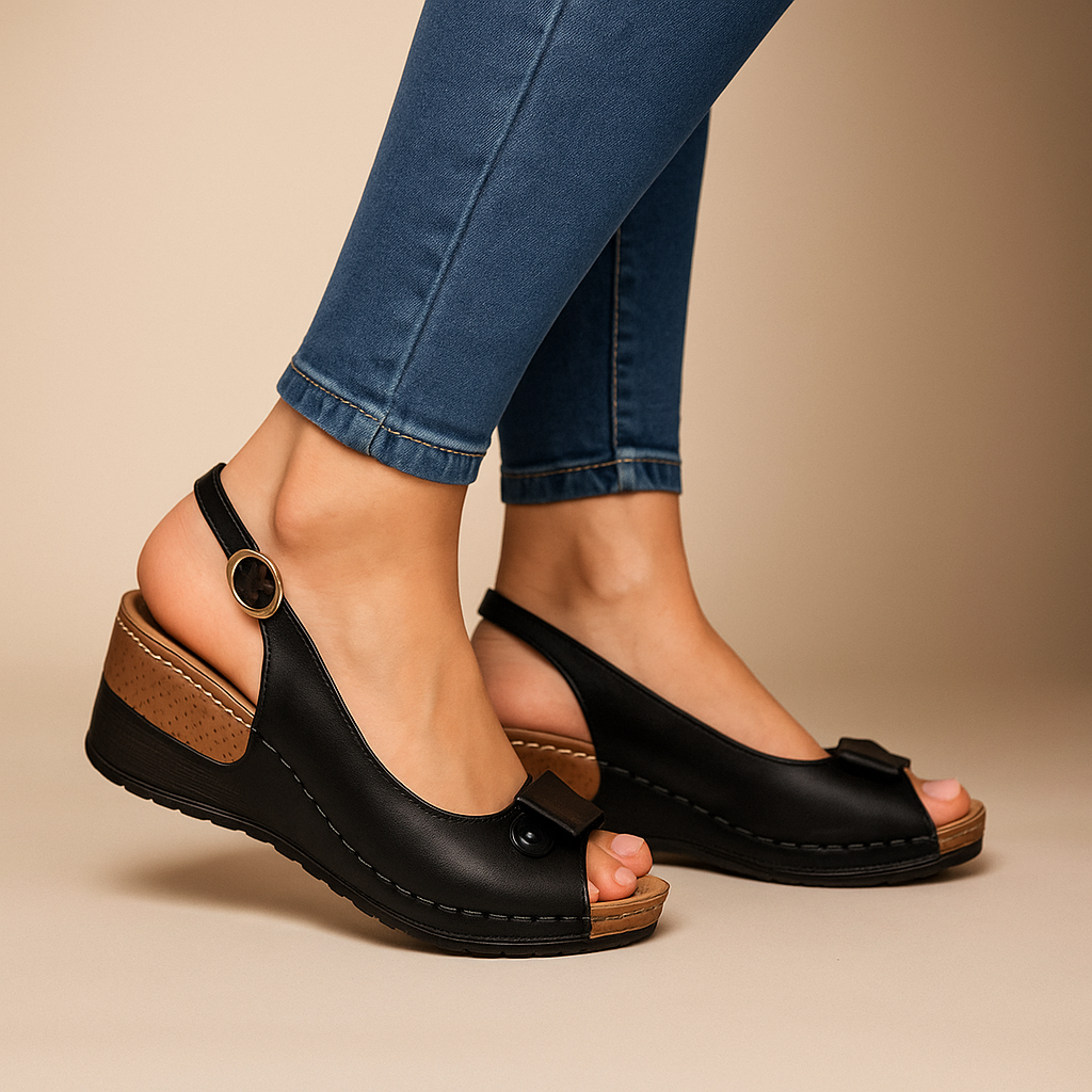Savina Sling Wedges