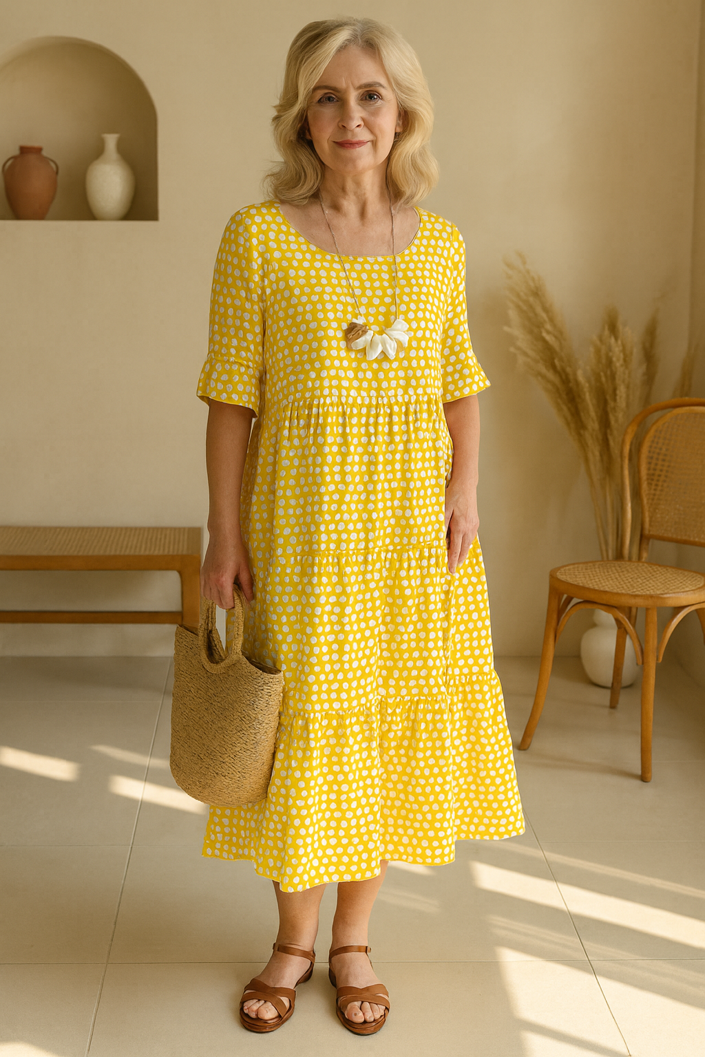 Iris | Vestido Midi Sable