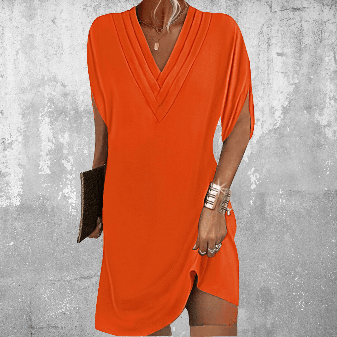 Minetta - Vestido Elegante que Cobre a Barriga
