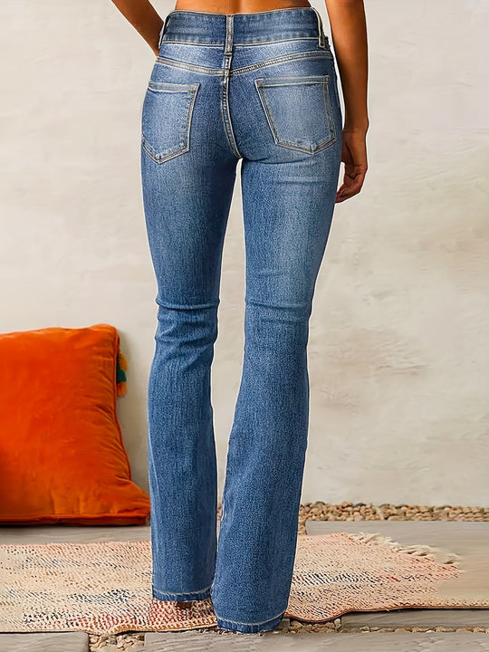 Andiara - Jeans de Cintura Alta Sflare