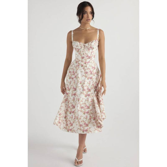 Kiana - Vestido Midi de Corpete