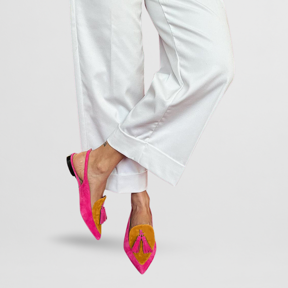 Fiona™ | Mocassins Pontudos e Coloridos