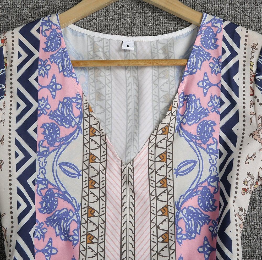 Indira - Vestido Estampado Boho
