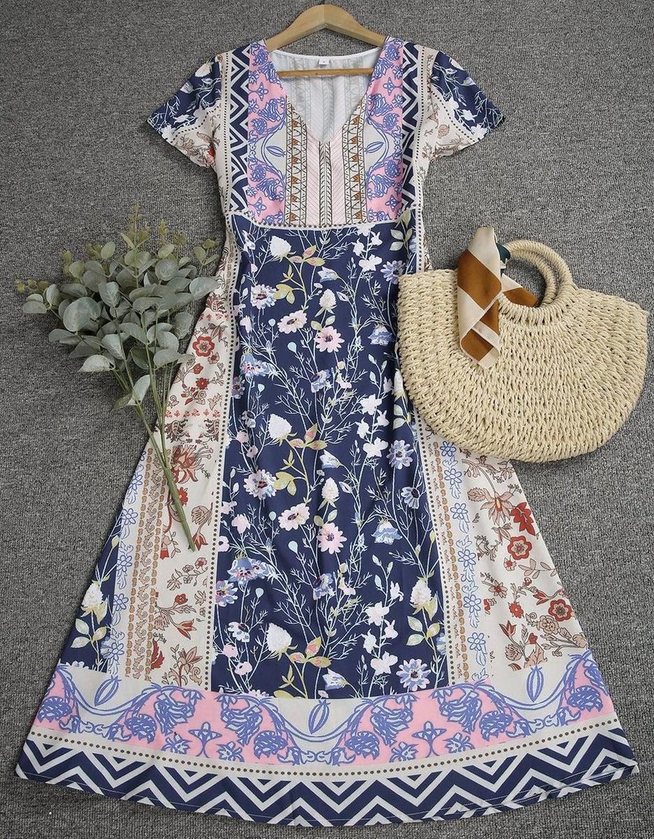 Indira - Vestido Estampado Boho
