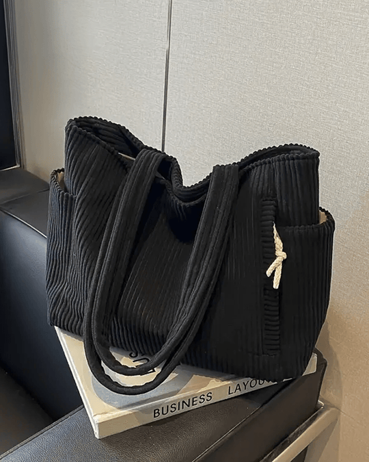Bolsa Tote Tilda com Textura Canaletada
