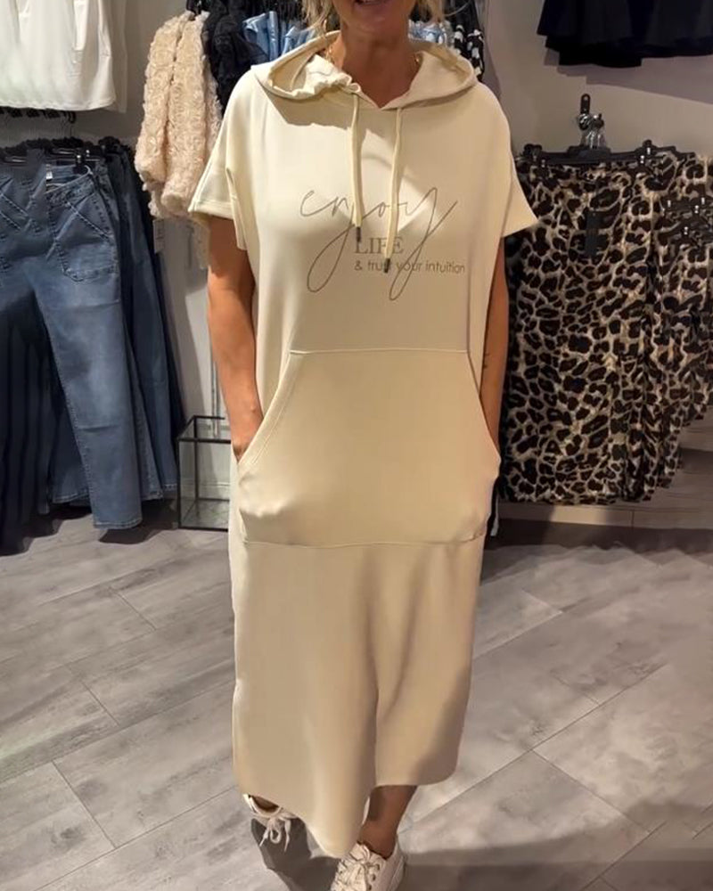 Bridget - Vestido Moletom Casual