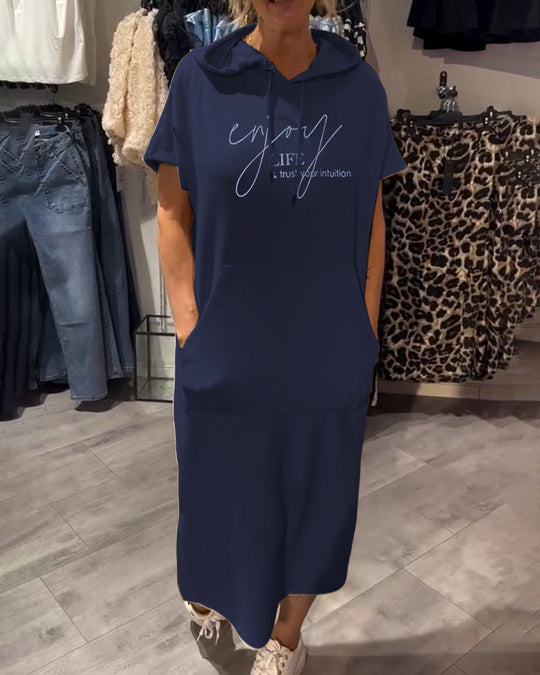 Bridget - Vestido Moletom Casual