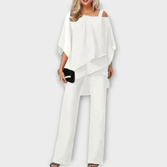 Chiffon Conjunto de para a Noite