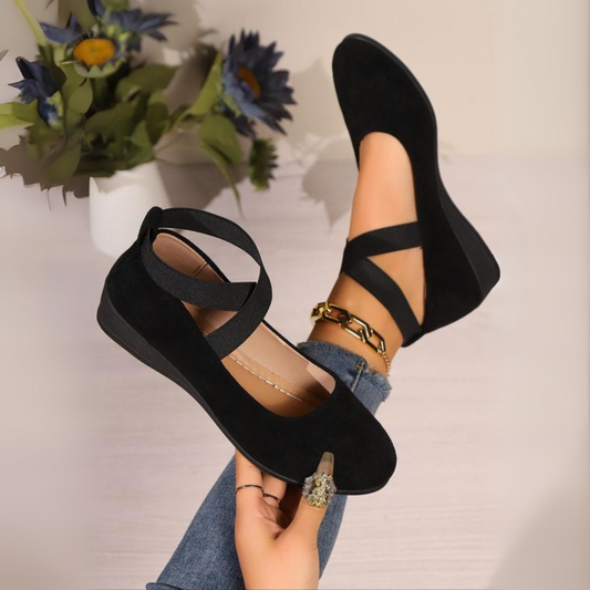 ANGEL™ - Sapatos Slip-On Confortáveis com Salto Fechado