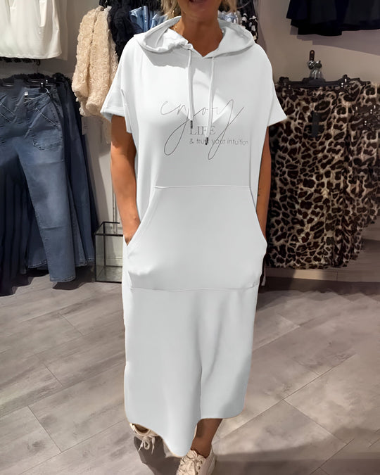 Bridget - Vestido Moletom Casual