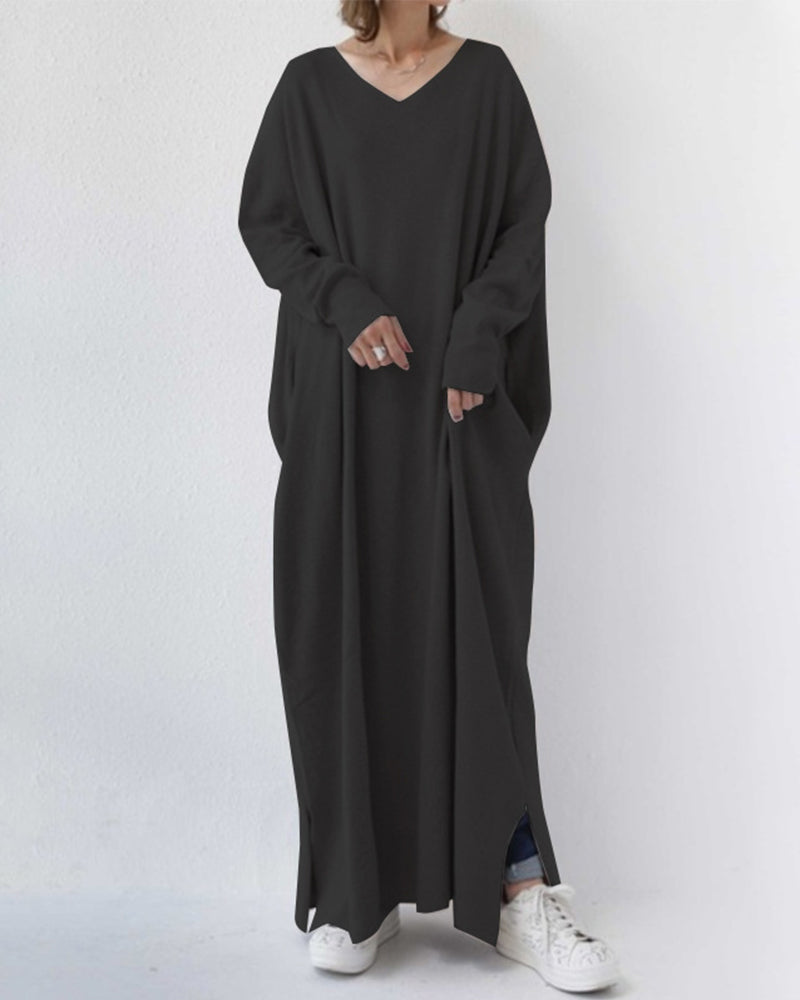 Eudora - Vestido V-Neck Elegante e Casual