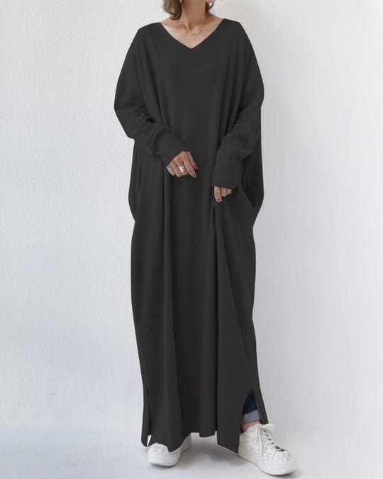 Eudora - Vestido V-Neck Elegante e Casual