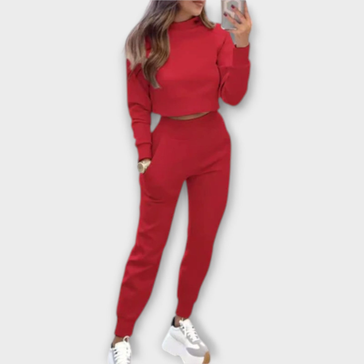 Aurora - Conjunto de Moletom Casual