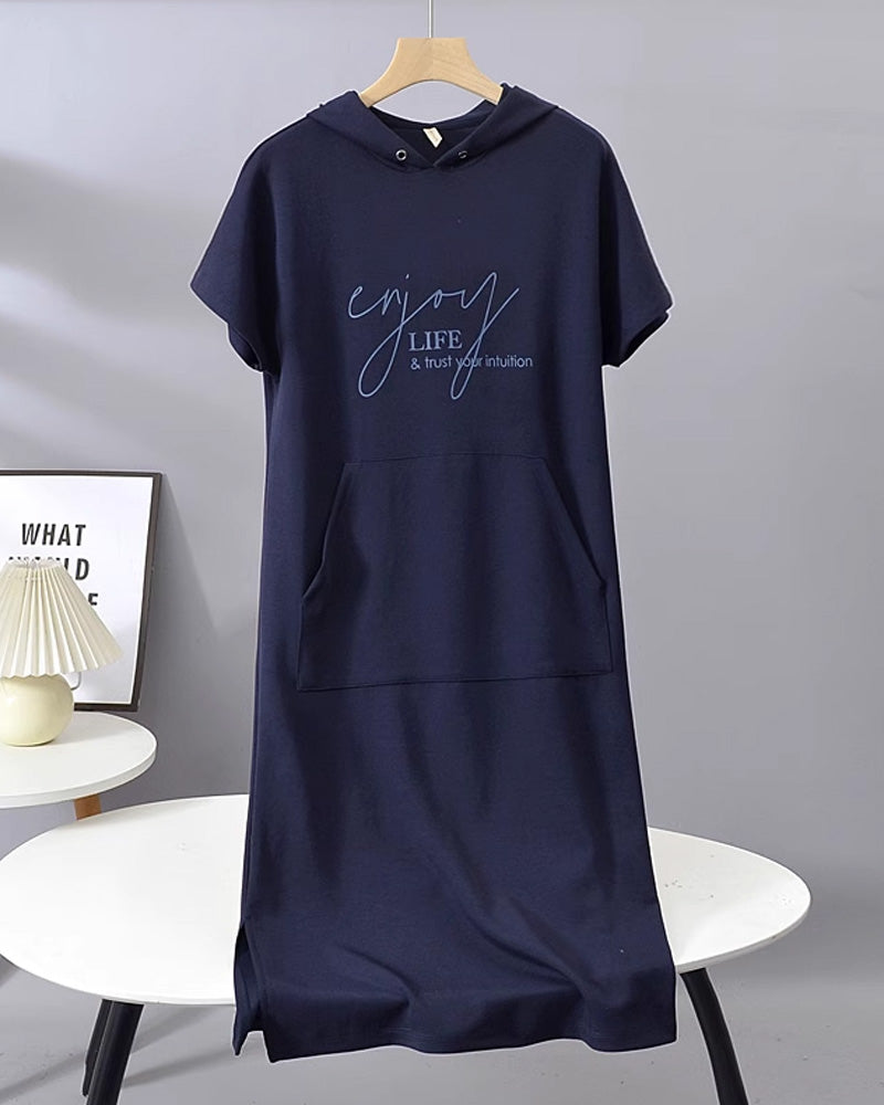 Bridget - Vestido Moletom Casual