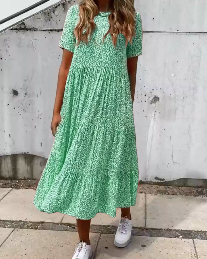 Saela - Vestido Relaxado Bloom