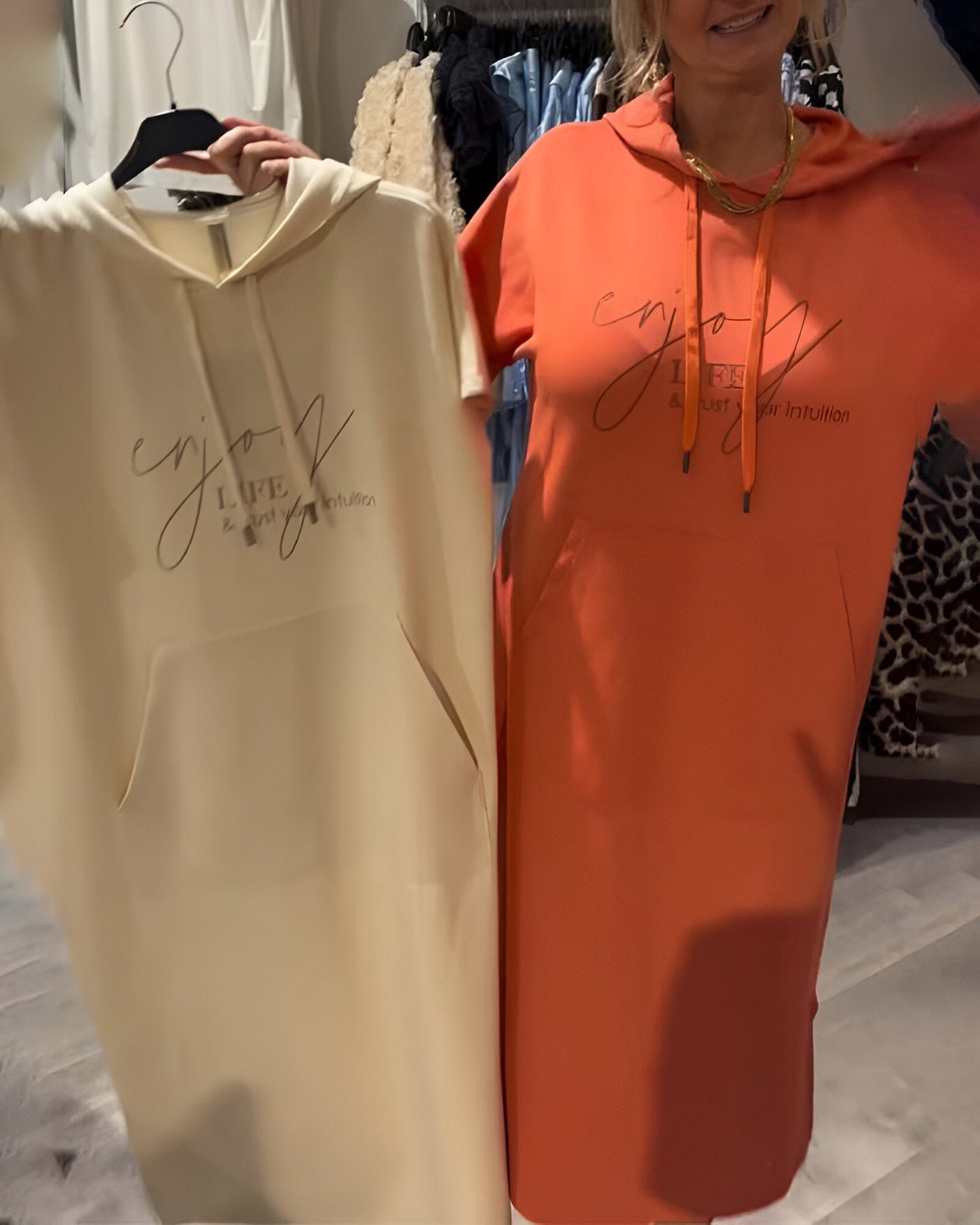 Bridget - Vestido Moletom Casual