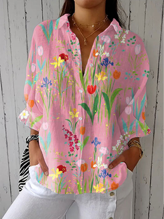 Blusa Elisabeth™ Jardim de Primavera