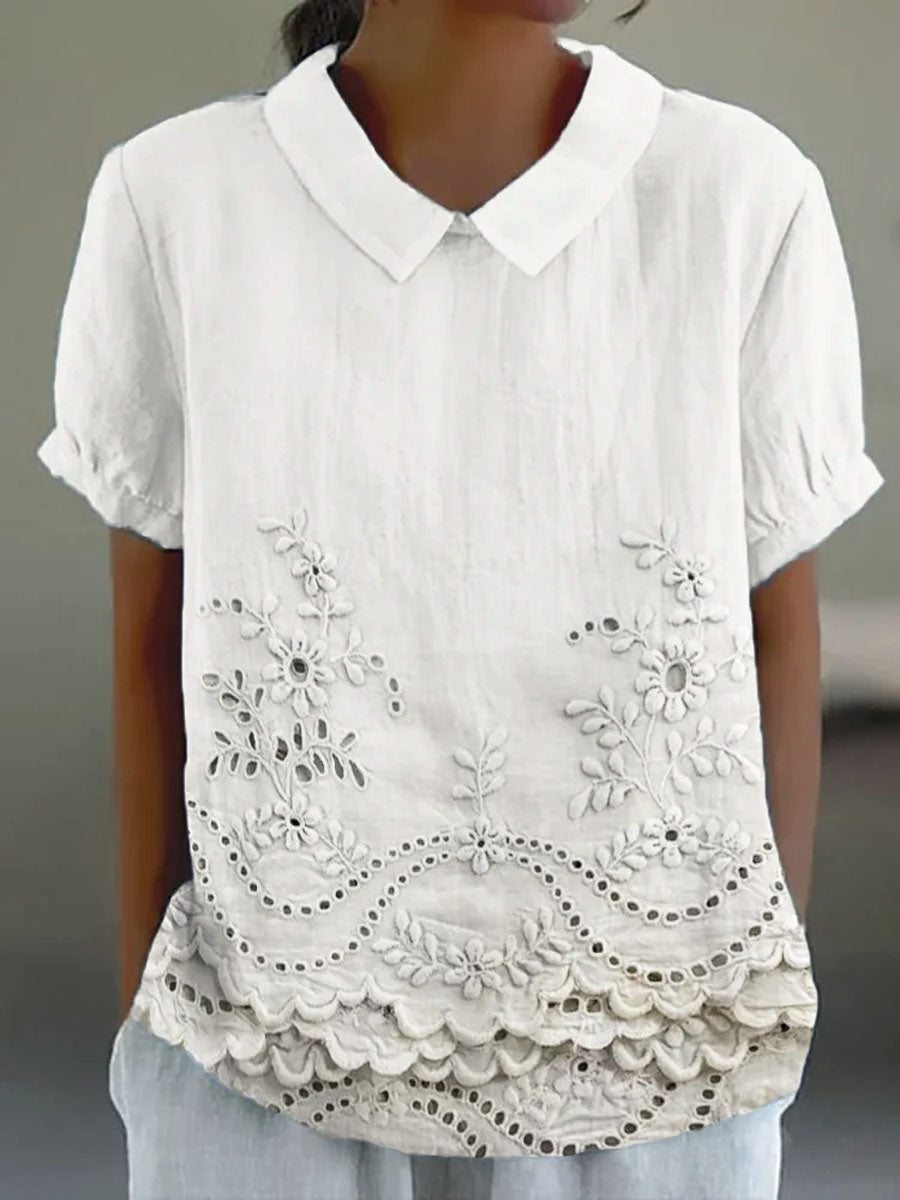 Lily | Camisa de Bordado Floral