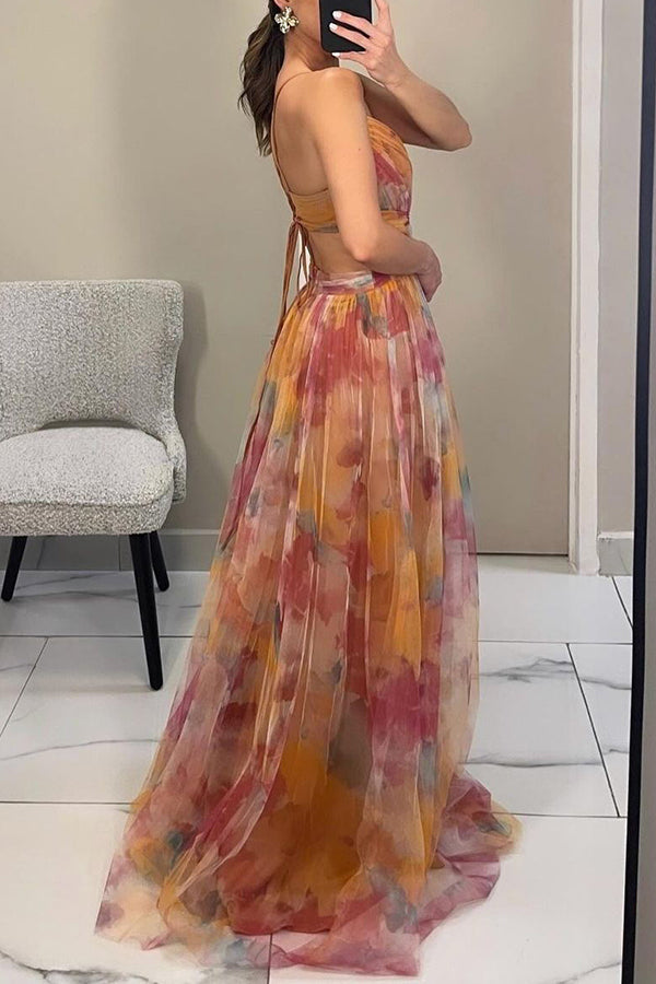 Esme – Vestido Fluido com Estampa