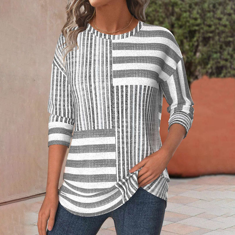 Karensa - Blusa Listrada Respirável