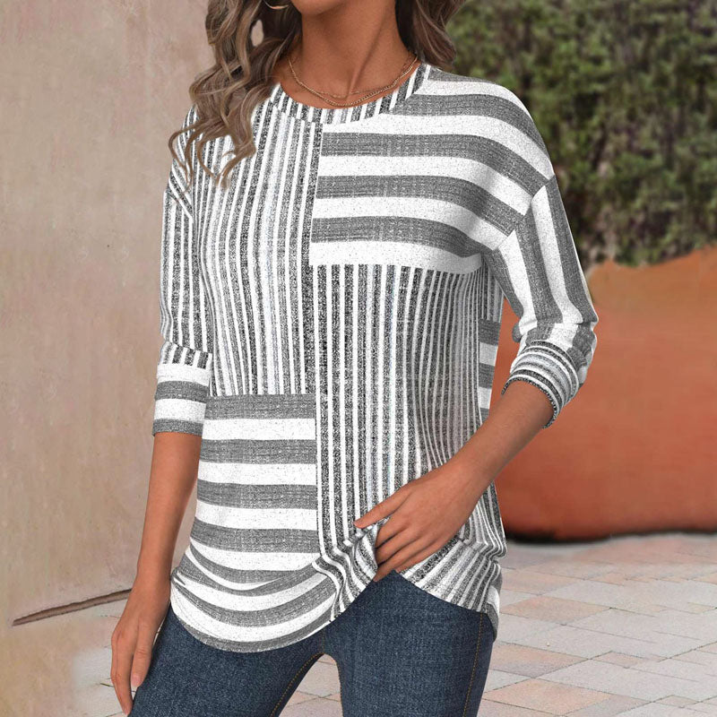Karensa - Blusa Listrada Respirável