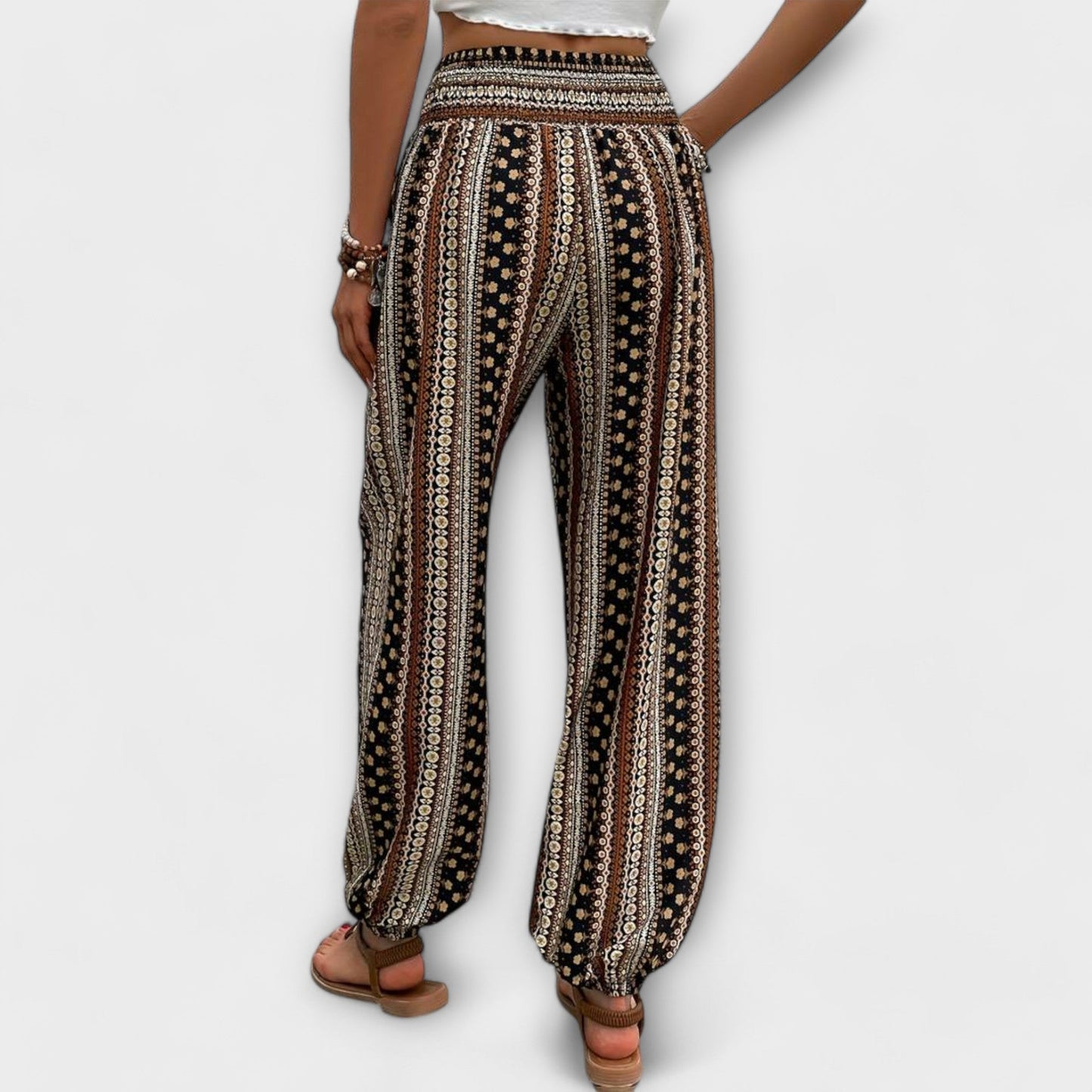 Scarlett - Calça com gráfico étnico