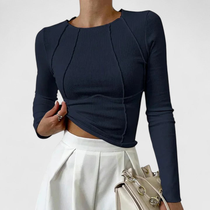 Rozminda | Blusa Confortável de Manga Longa