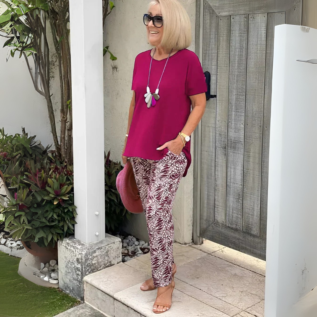 Allegra | Conjunto de Dois Peças em Algodão – Sofisticação Sem Esforço, Conforto Durante Todo o Dia