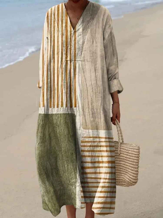 Allison - Vestido Maxi Boho Vintage
