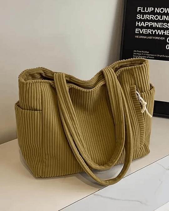 Bolsa Tote Tilda com Textura Canaletada