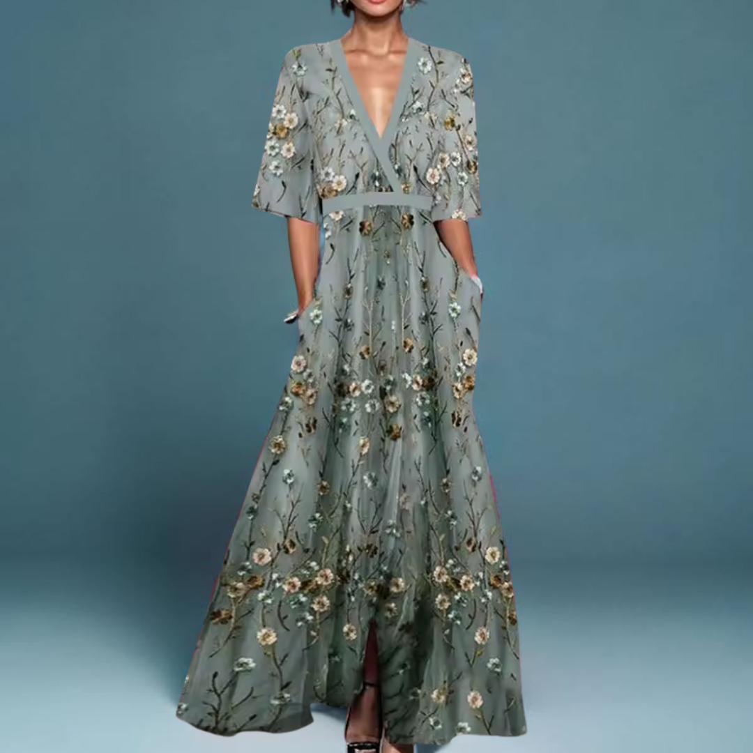 Michelle™ - Vestido Floral Elegante