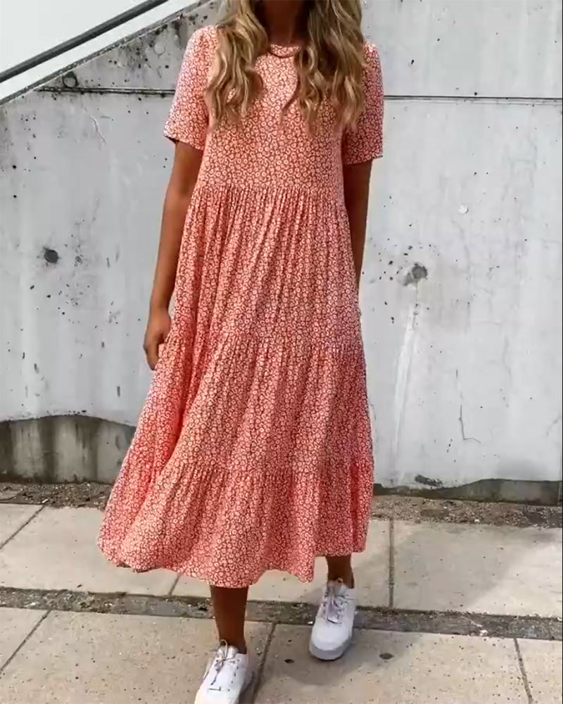Saela - Vestido Relaxado Bloom