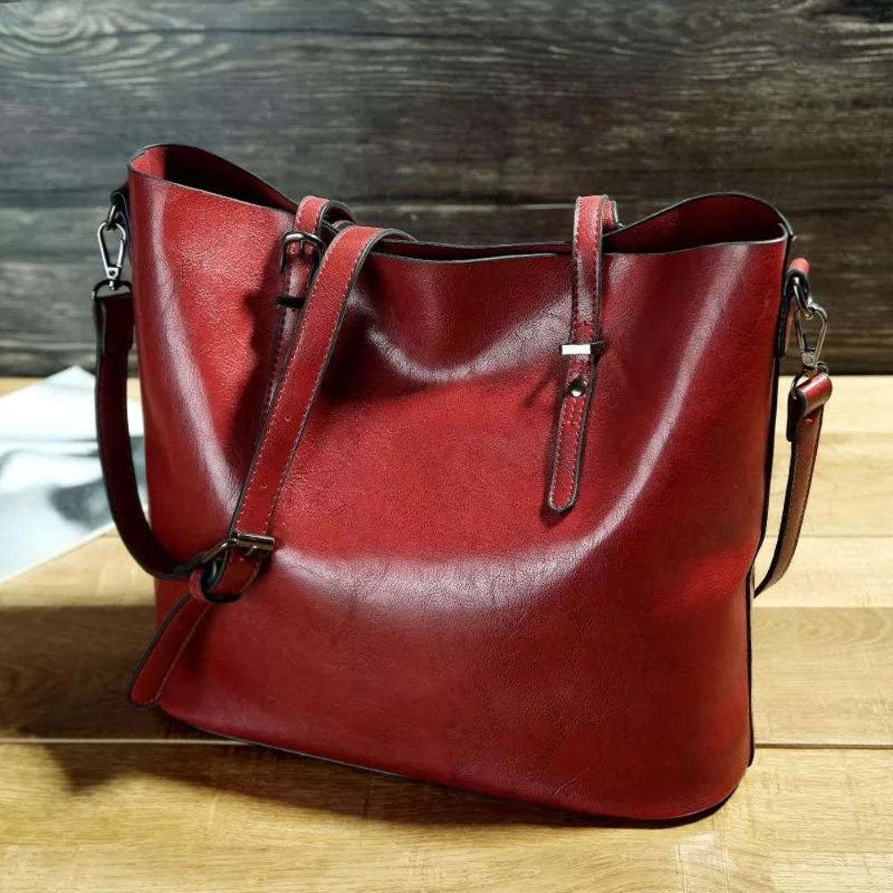 Jane - Bolsa de Couro Vintage Atemporal