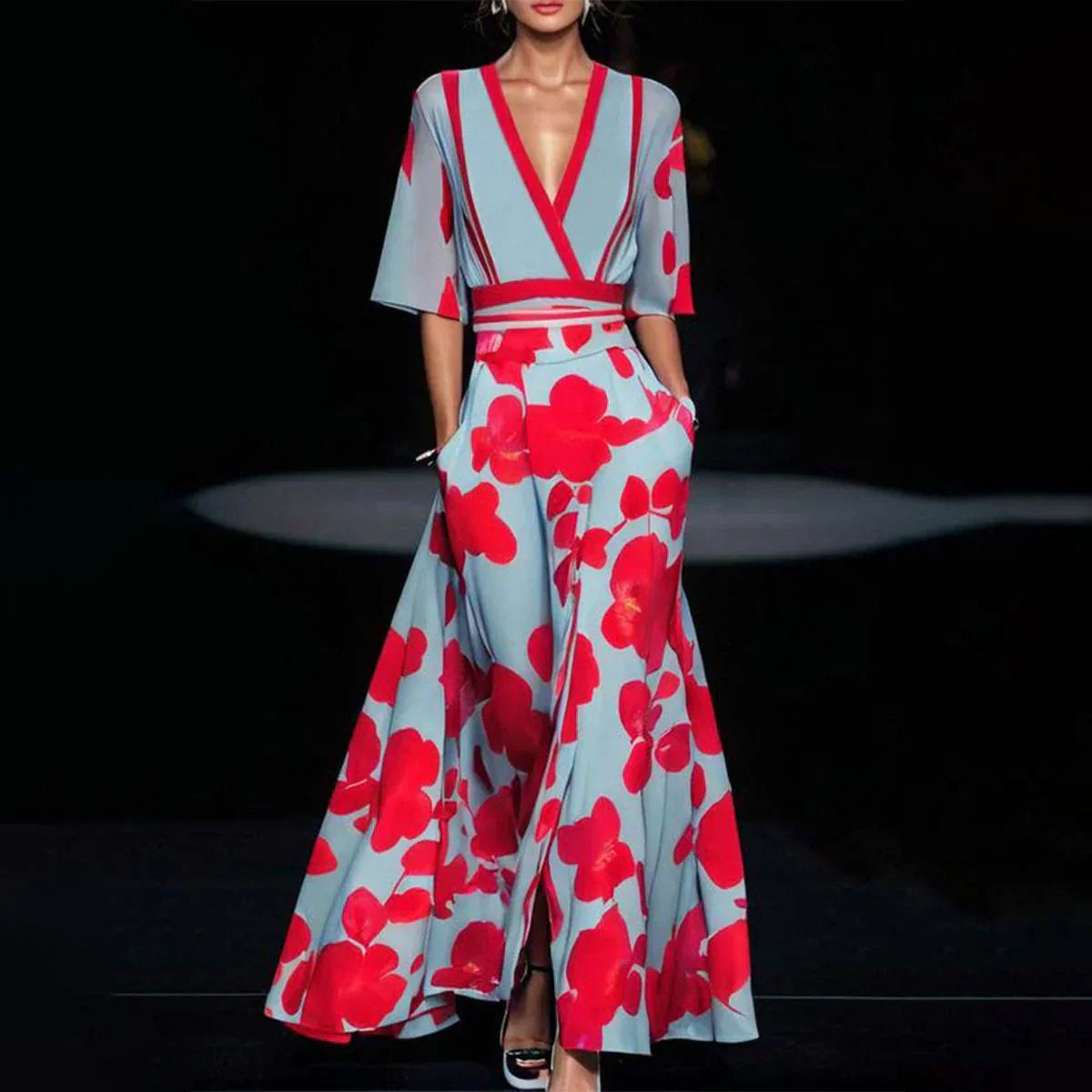 Millie - Vestido Elegante de Manga Curta