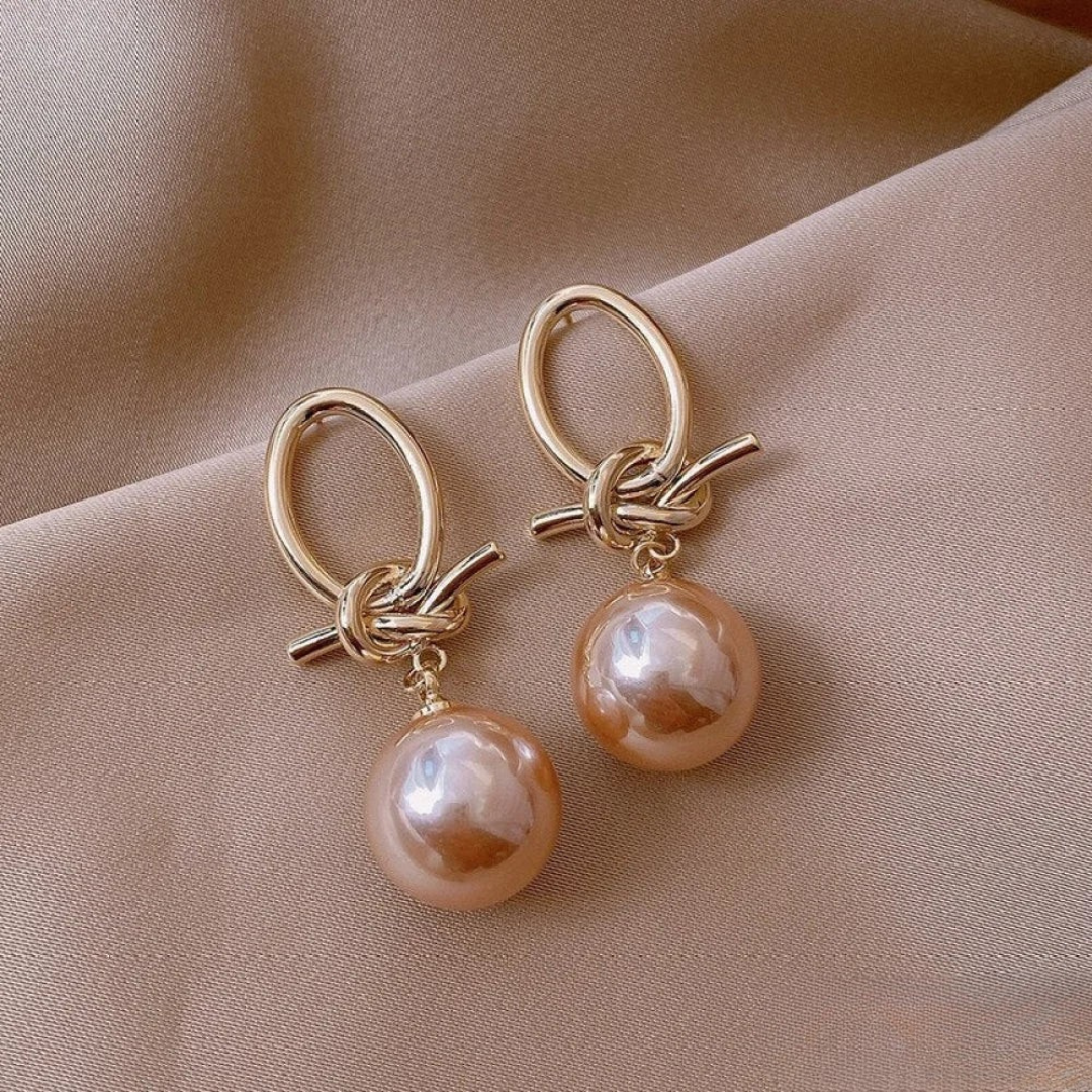 Brincos Elegantes de Pérola