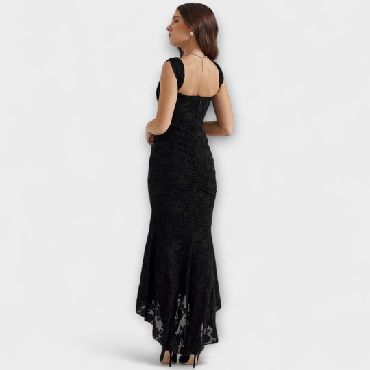Renske - Vestido Longo com Corset Elegante e Refinado