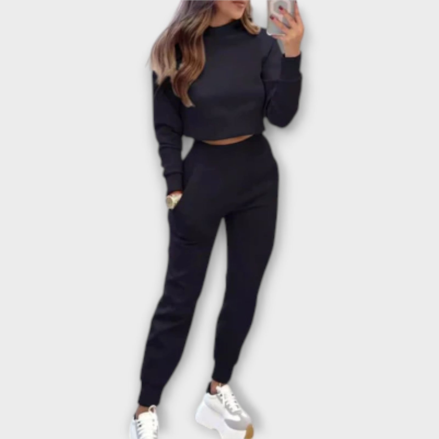 Aurora - Conjunto de Moletom Casual