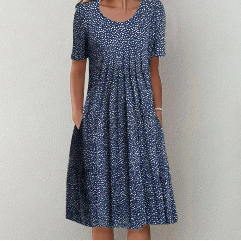 Sofia™ | Vestido Floral Estiloso e Casual com Bolsos