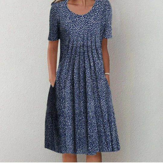 Sofia™ | Vestido Floral Estiloso e Casual com Bolsos