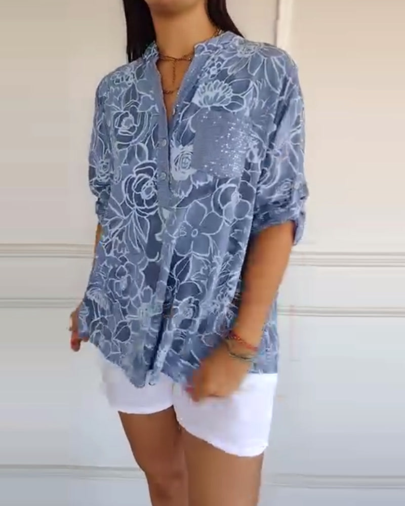Cassie | Blusa com Estampa Floral