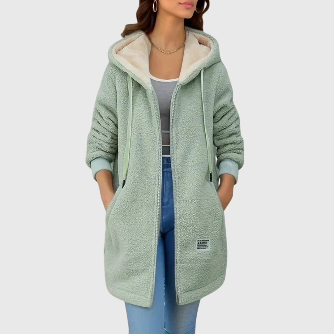 Glistra™ – Jaqueta de Fleece Feminina – Confortável e Estilosa
