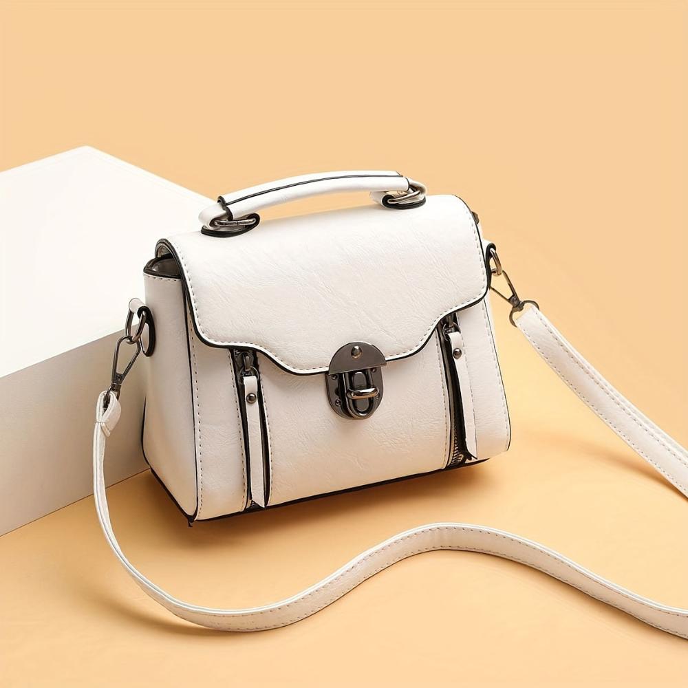 Zoe - Bolsa de Ombro de Couro Elegância Atemporal